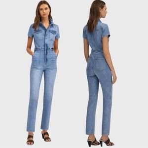 Good American  Denim Jumpsuit